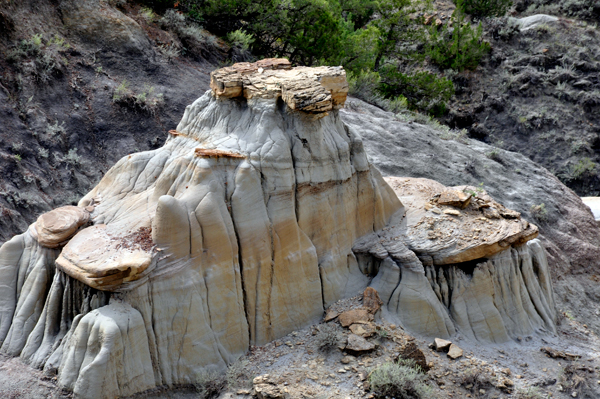 rock formation at Cap Rock Overlook